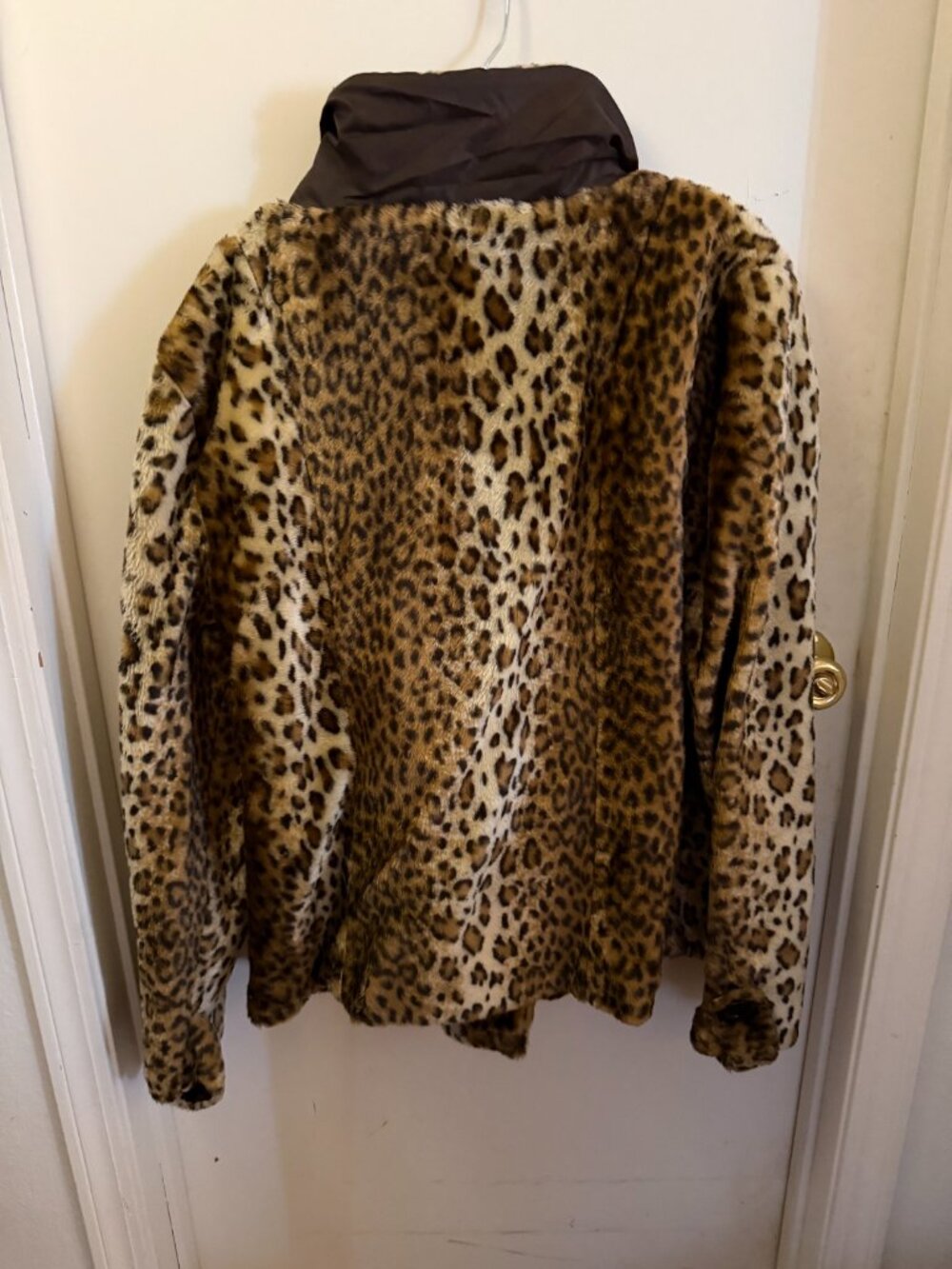 Rain Forest Cafe Cheetah Print Jacket W XXL - Picture 4 of 4